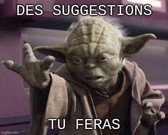 Yoda suggestions