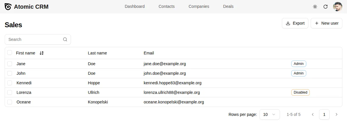 Adding users Adding users