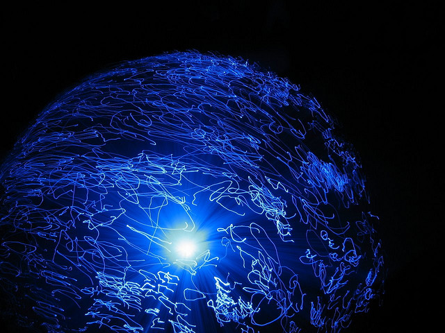 Fiber Optic Globe, by JaredZammit Fiber Optic Globe, by JaredZammit