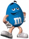 blue m&m's