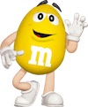 yellow m&m's