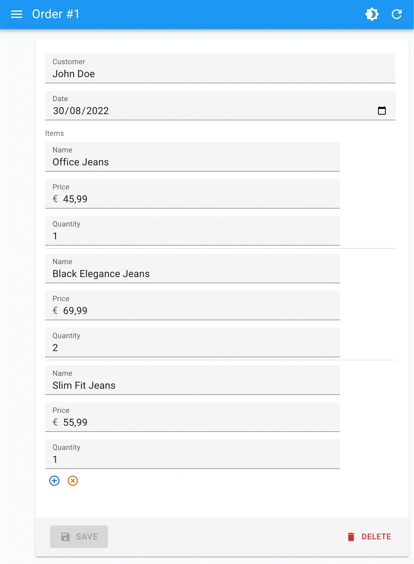 Simple form iterator block