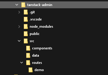 TanStack Start project structure