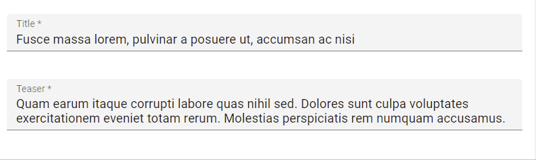 TextInput