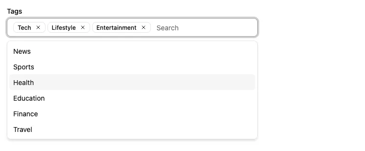 AutocompleteArrayInput