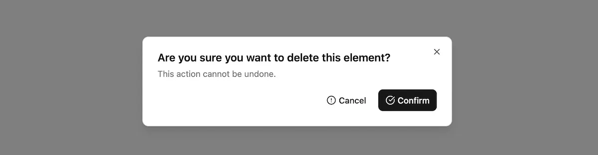 Confirm