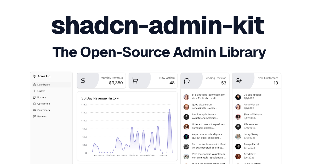 Shadcn Admin Kit Banner